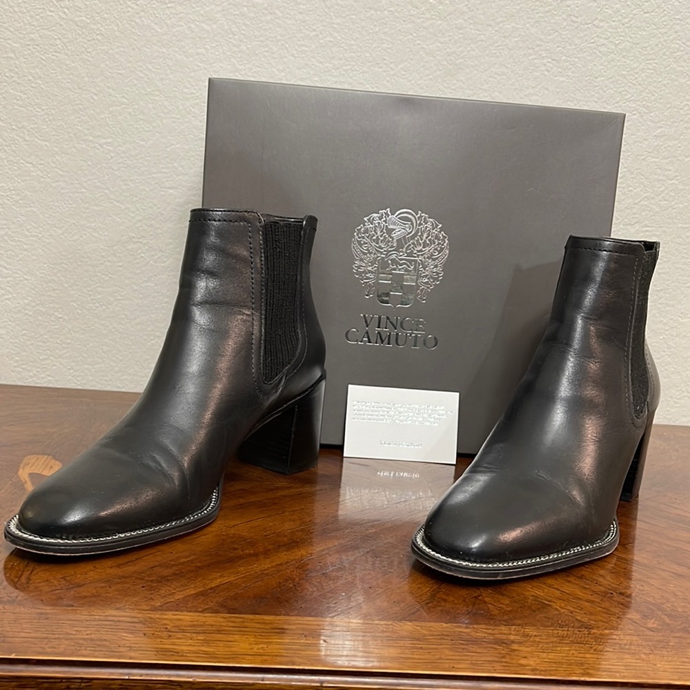 VINCE CAMUTO Jentilly Black boot Size 8M - Picture 4 of 12